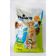 Сухий корм для дорослих котів THANKQ PLUS PISICI курка 10 кг