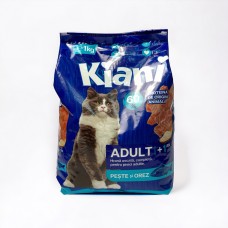Сухий корм для котів KIANI CAT PETFOOD зі смаком риби 1 кг.